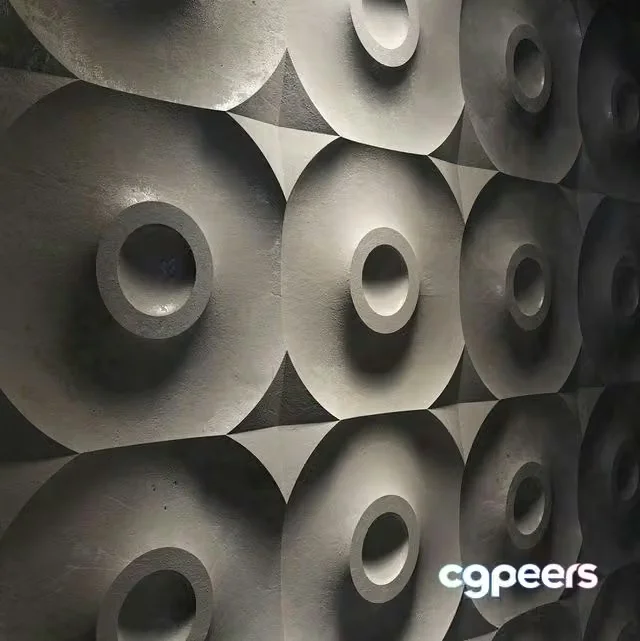 3ds Max Free – 3d plaster panel