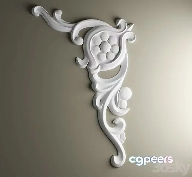 3ds Max Free – Wall decor molding