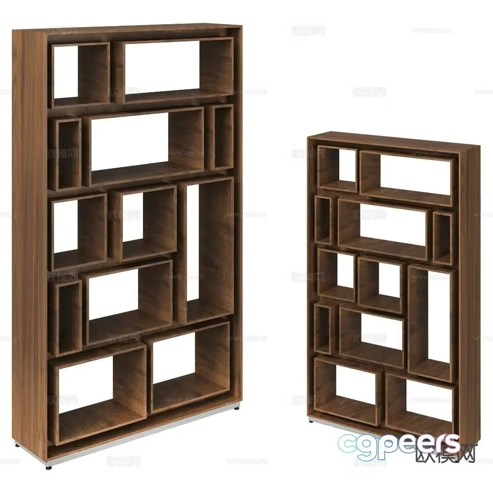 Porada modern bookcase bookshelf 3d model