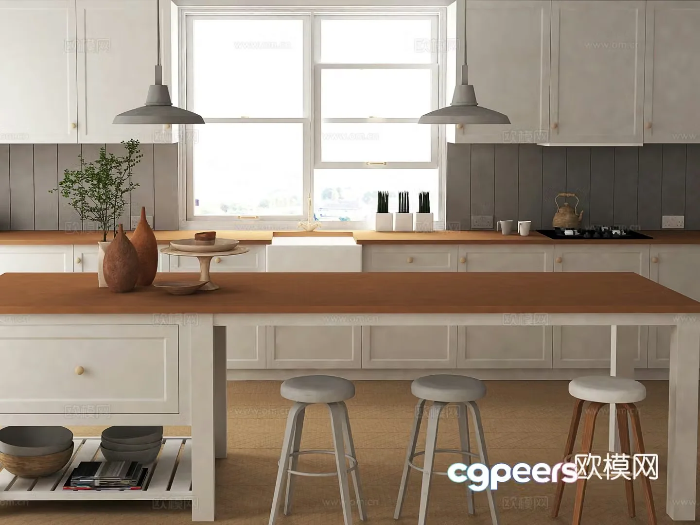 Kitchen Kitchen Design 3D Model