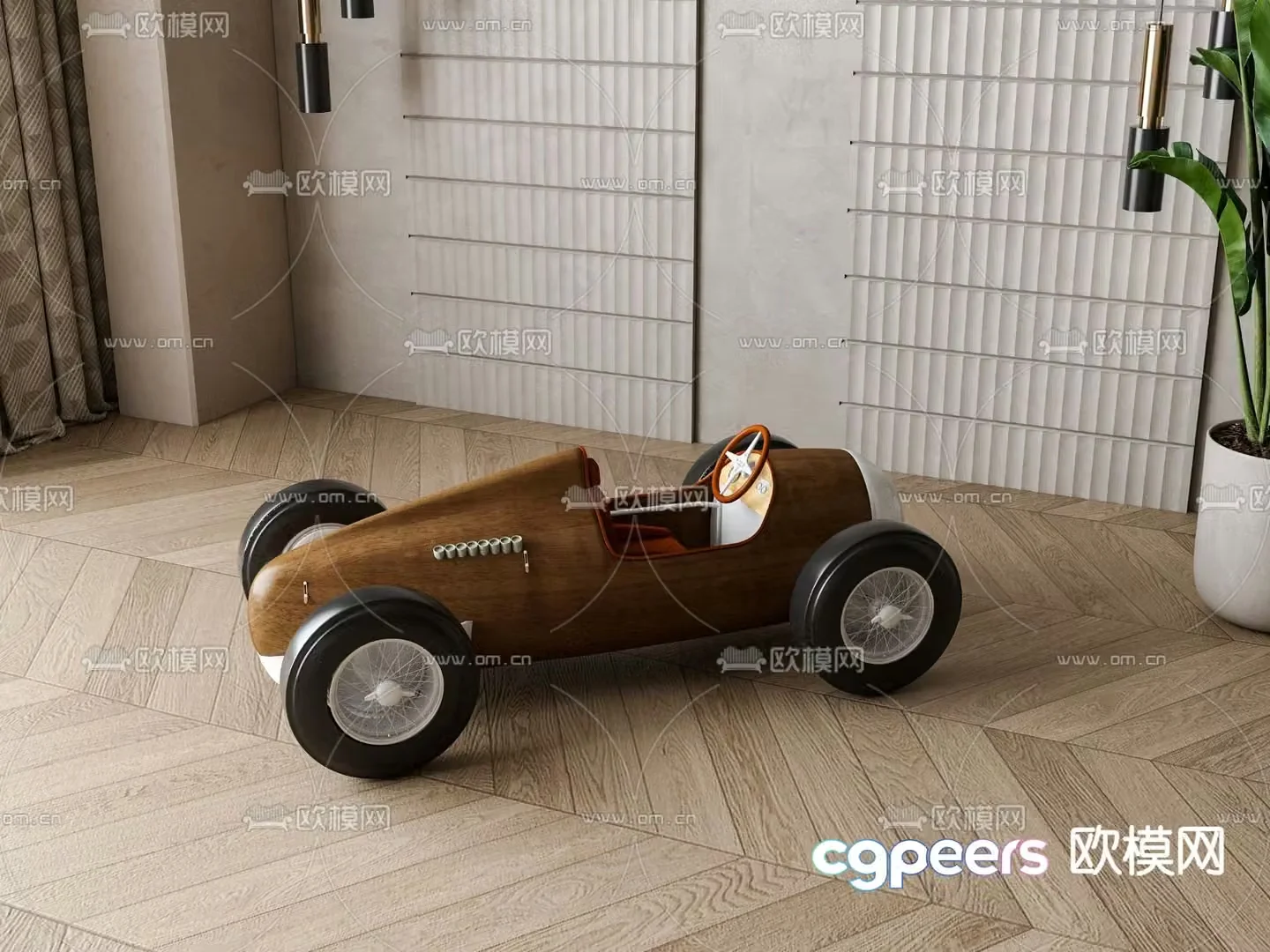 Children’s toy car 3d model