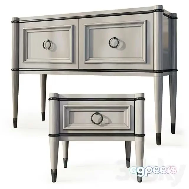 3ds Max Free – Chest of Drawers and Sideboard Modern