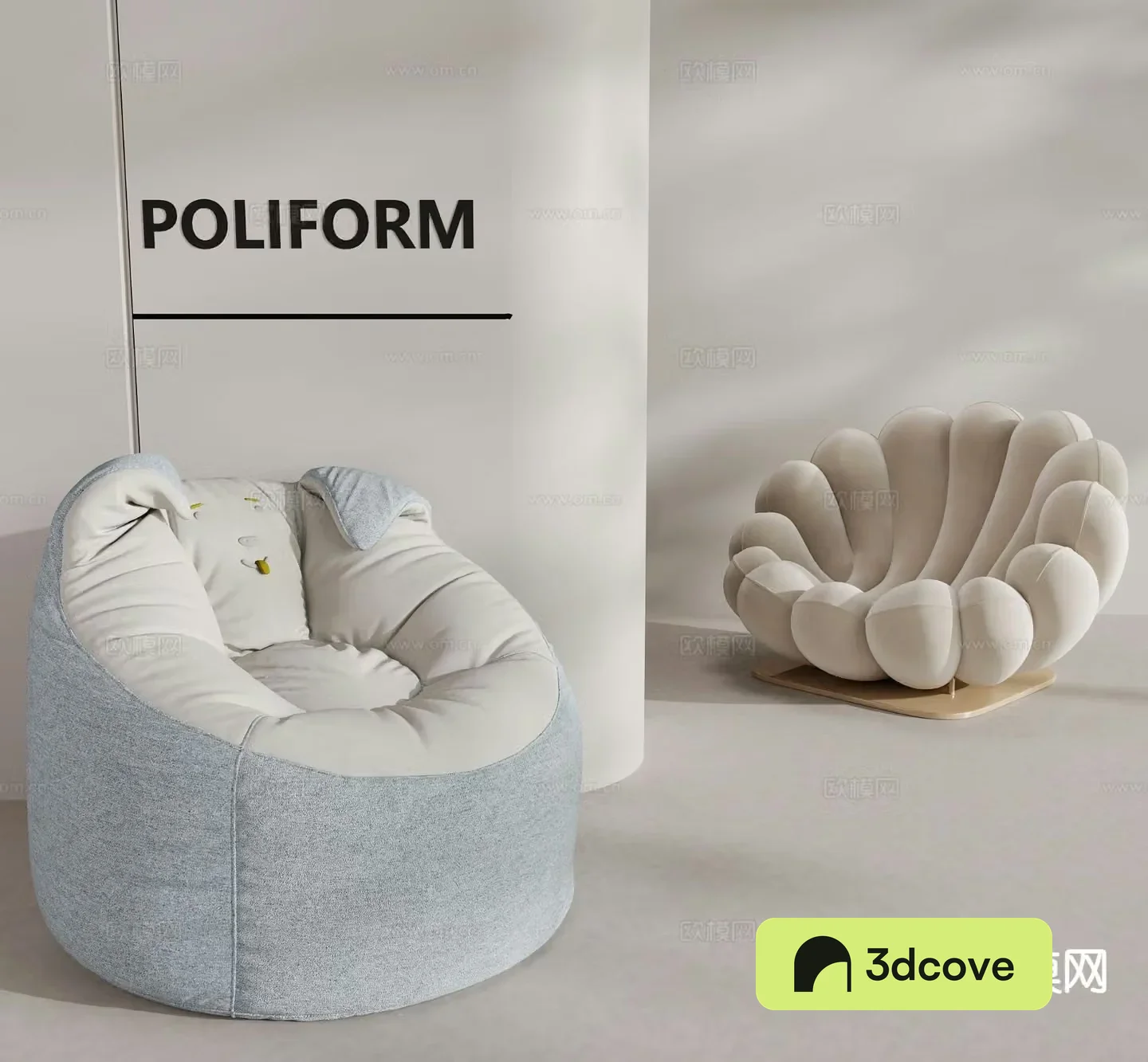 Single sofa beanbag sofa