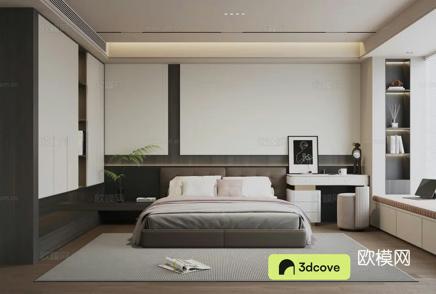 Modern Italian style bedroom