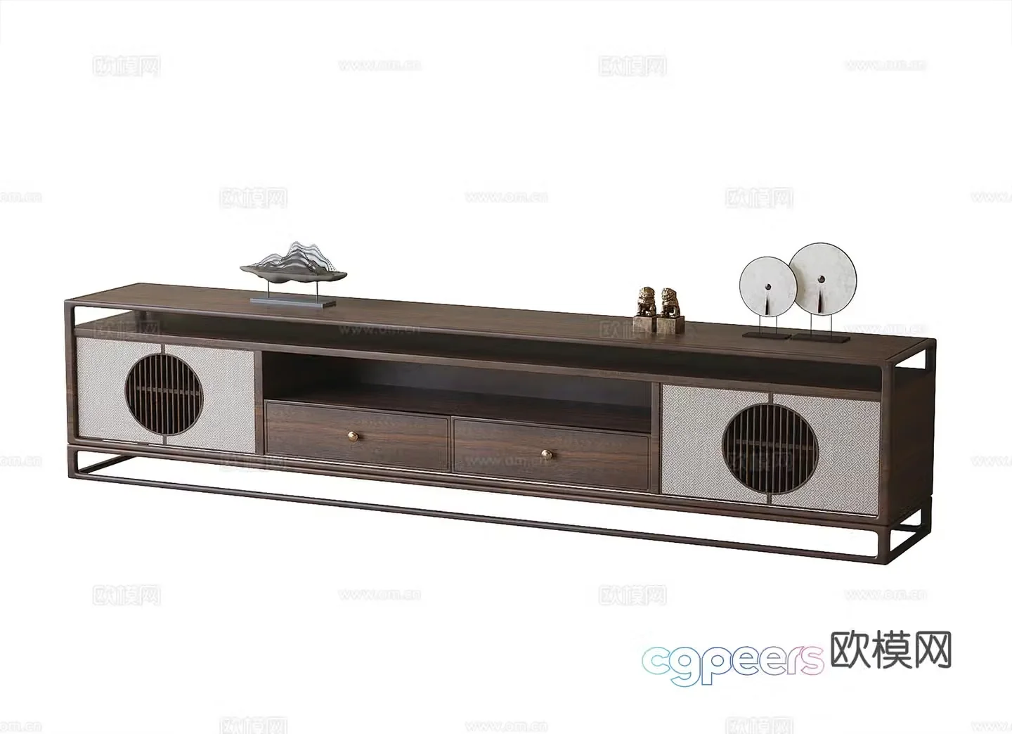 Chinese TV cabinet 3D model