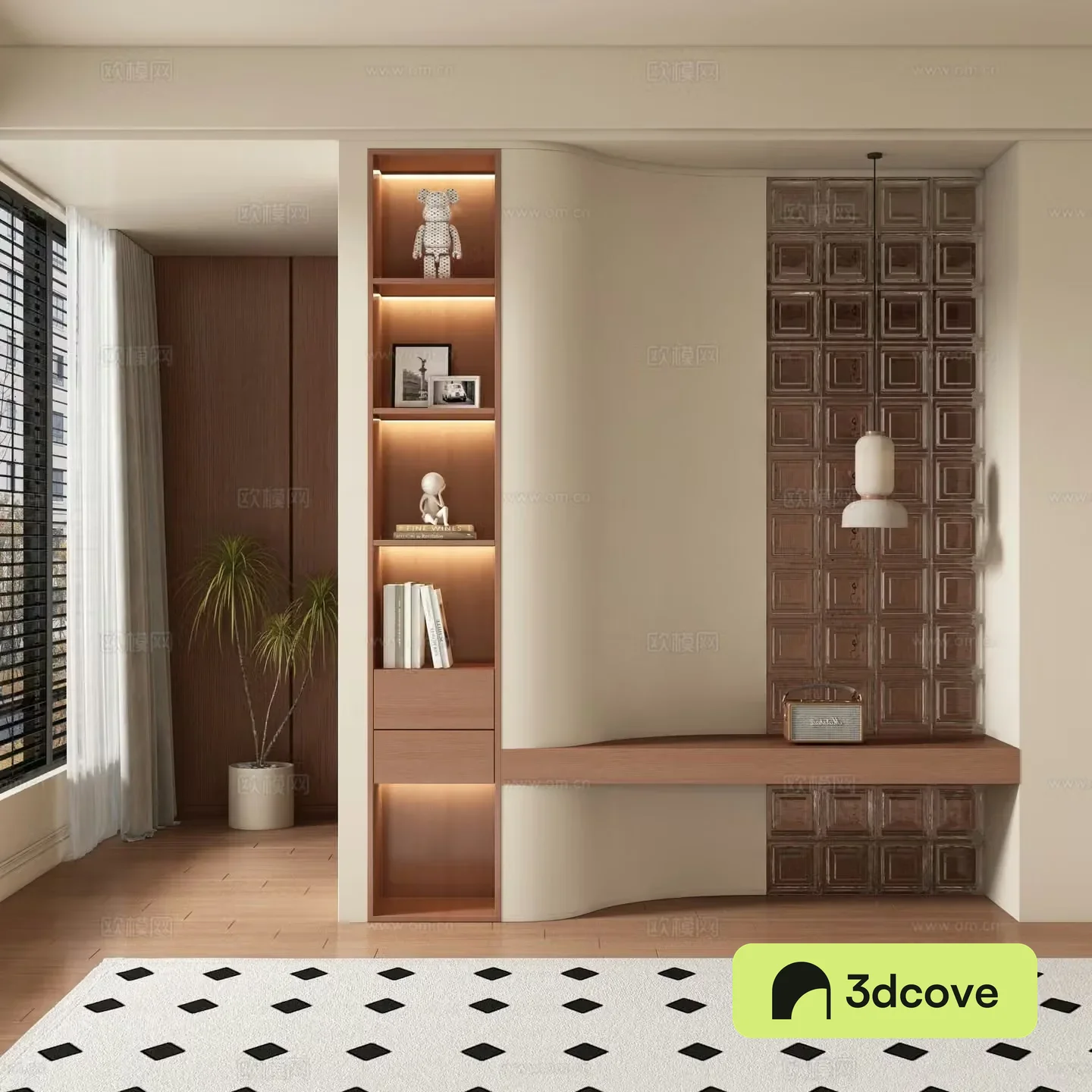 Medieval style entrance partition