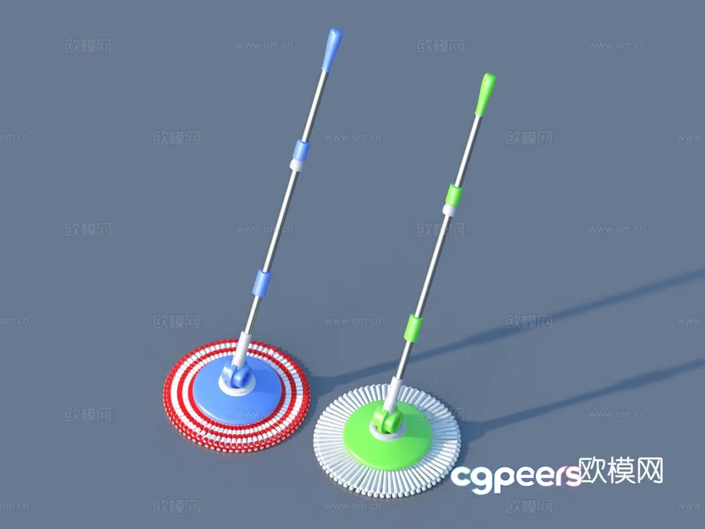 Mop Cleaning Supplies 3D Model