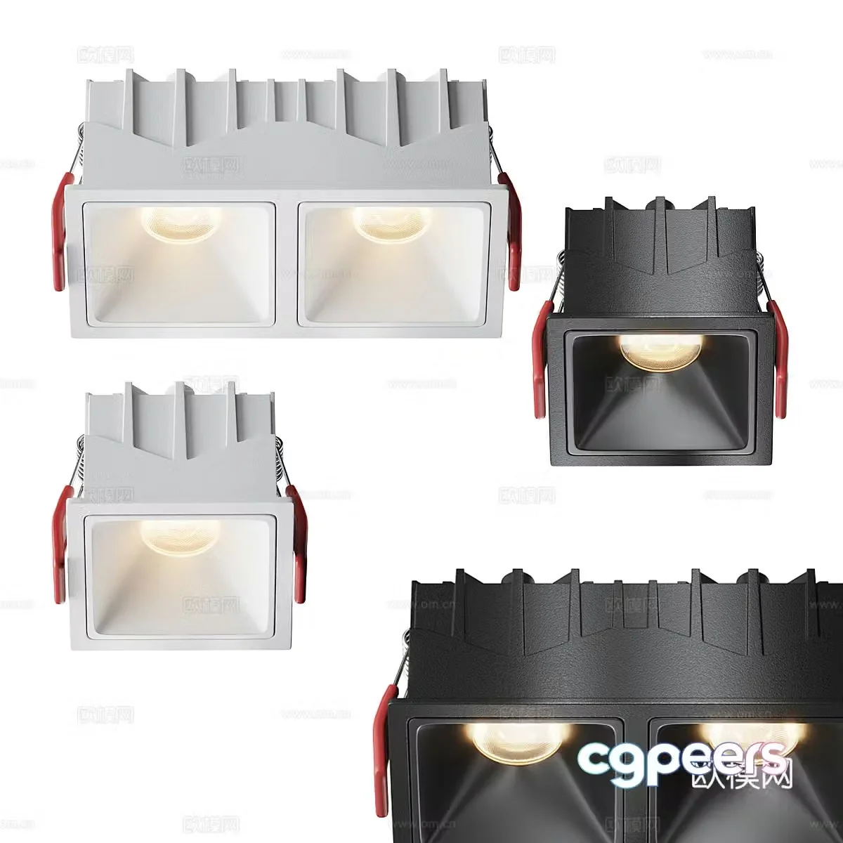 Modern simple downlight spotlight exhibition downlight exhibition spotlight 3d model