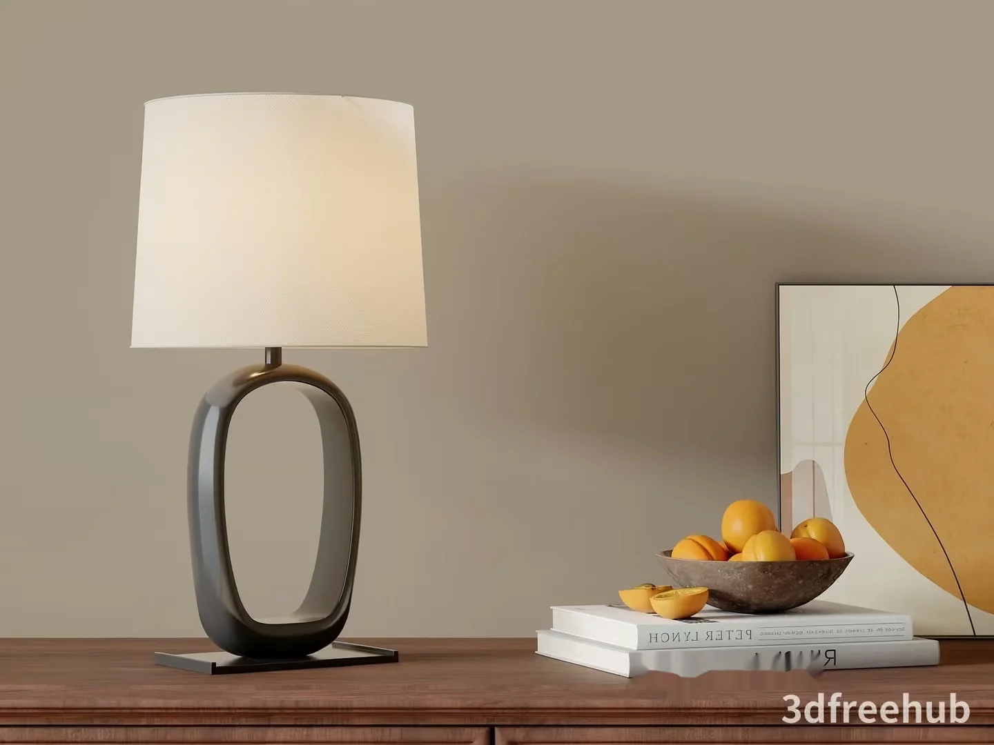 Modern Table Lamp 3D Model – 19968 – VRAY Render