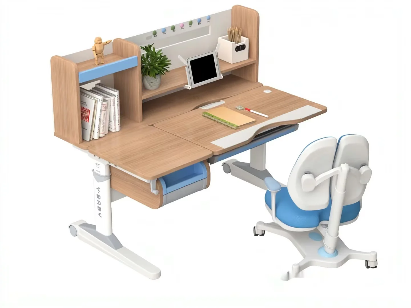 Modern Desk Setup 3D Model – 19291 – VRAY Render