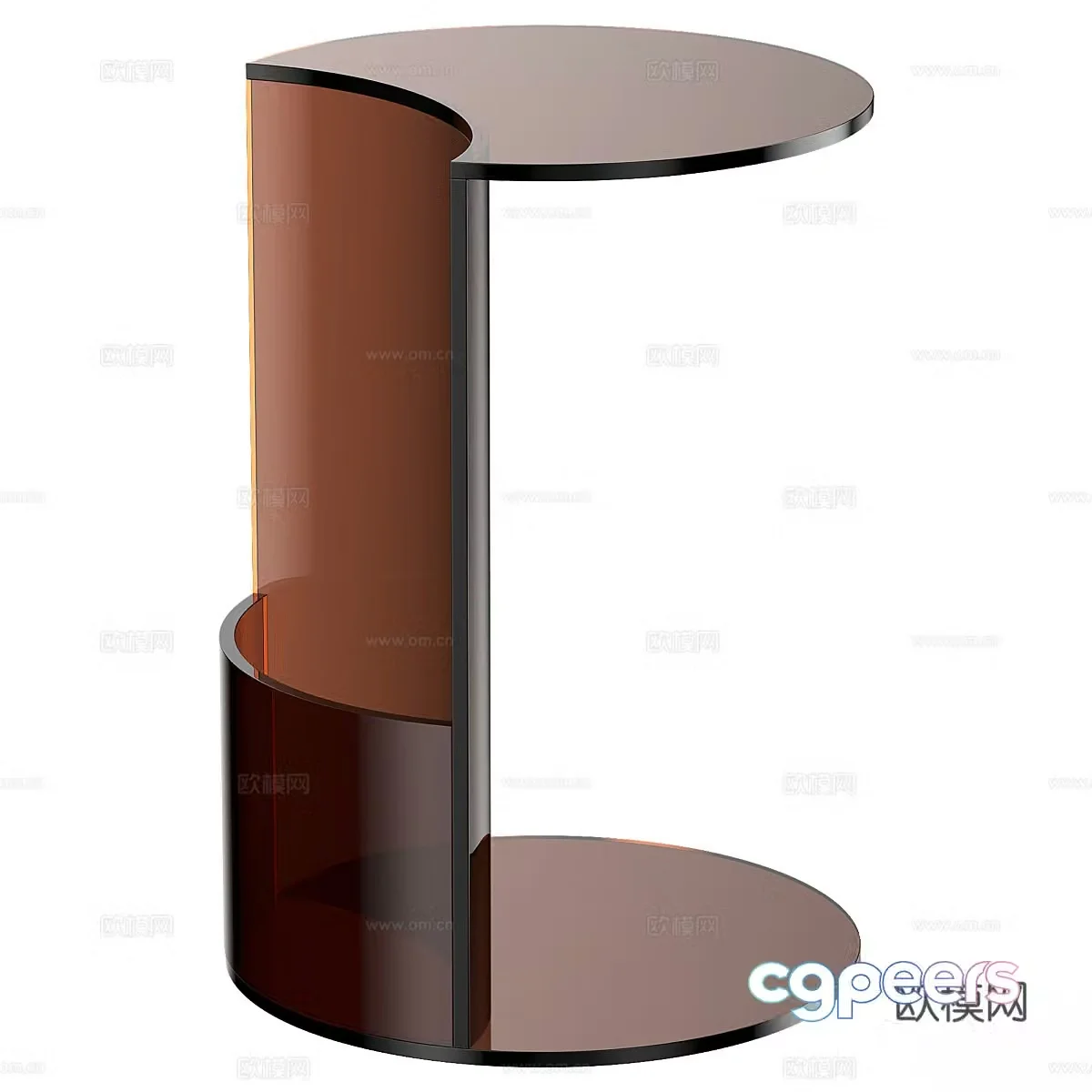 Modern minimalist side 3D model