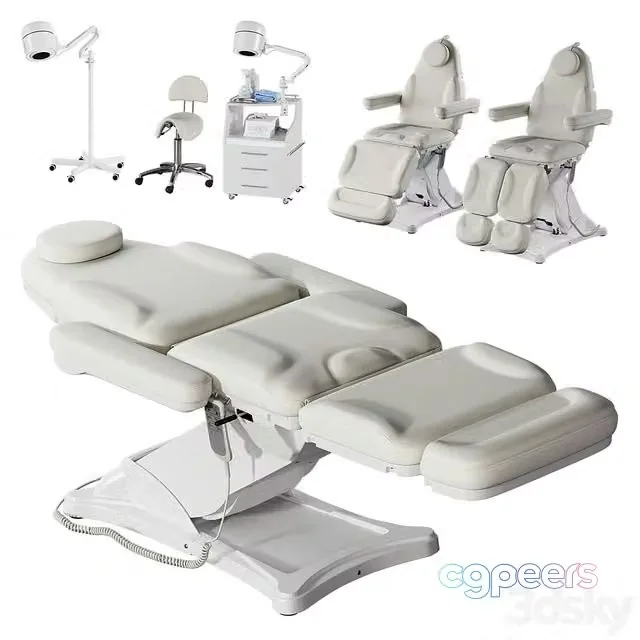 3ds Max Free – Cosmetology and pedicure chair P70