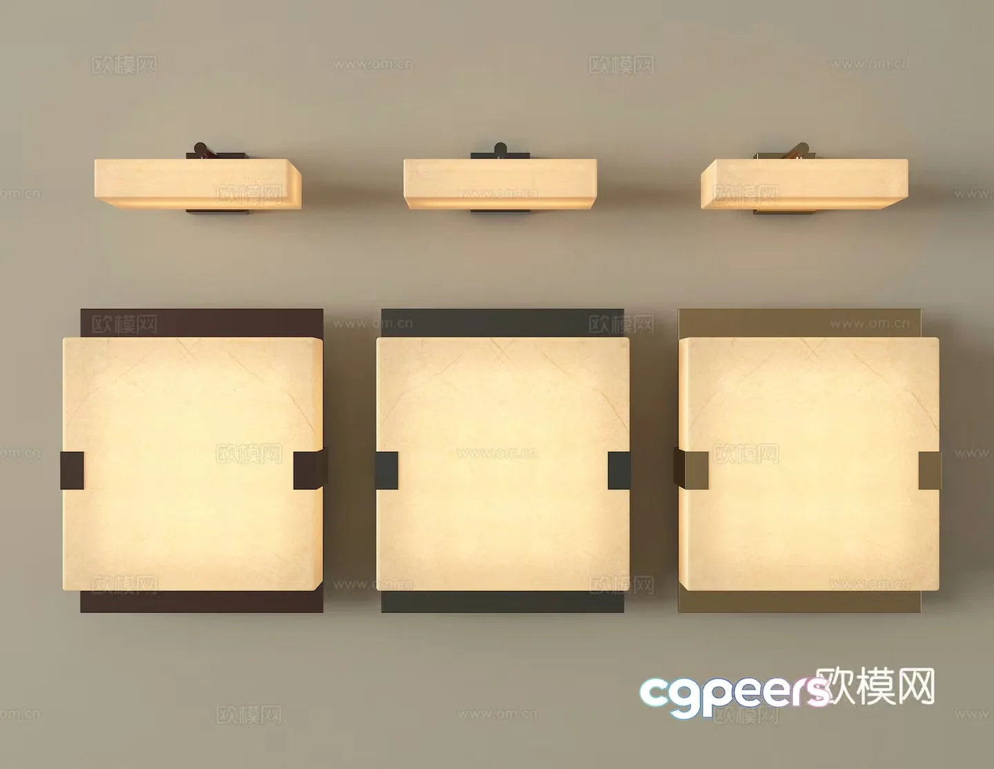 Modern Light Fixtures 3D Model – 6819 – VRAY Render
