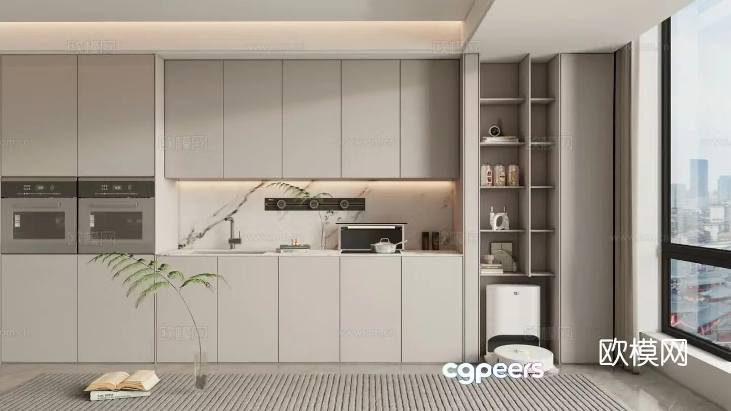 Modern sideboard 3d model