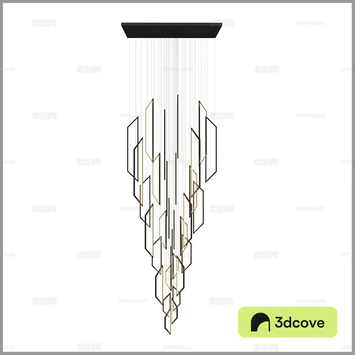Simple chandelier Hotel chandelier Lobby chandelier Hall chandelier Art chandelier Creative chandelier