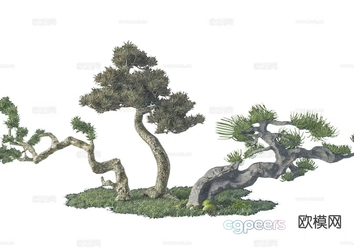 Modern Tree Landscape Tree 3D Model