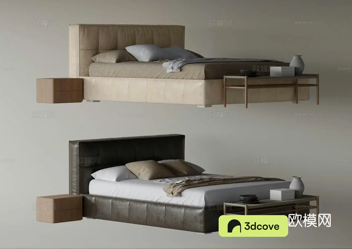 Nordic double bed
