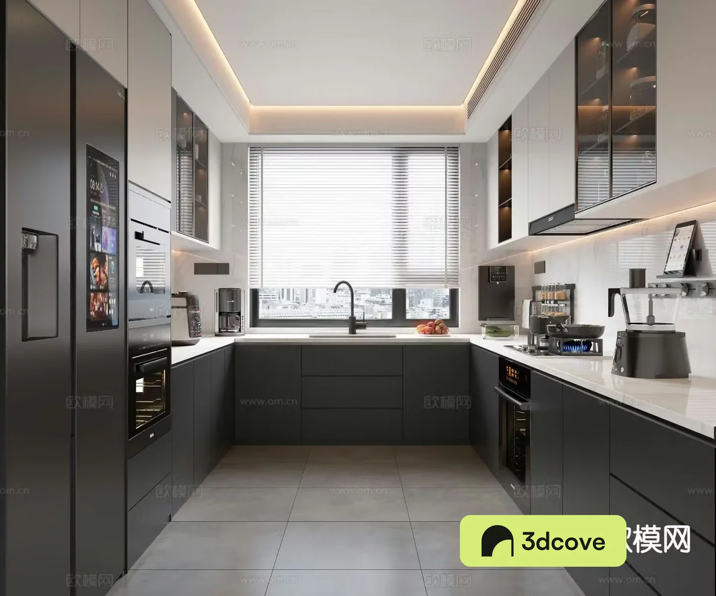 Modern kitchen cabinet