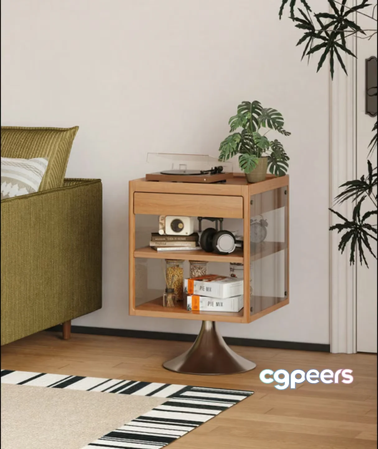 A Modern Side Table 3D Model – 13246 – VRAY Render