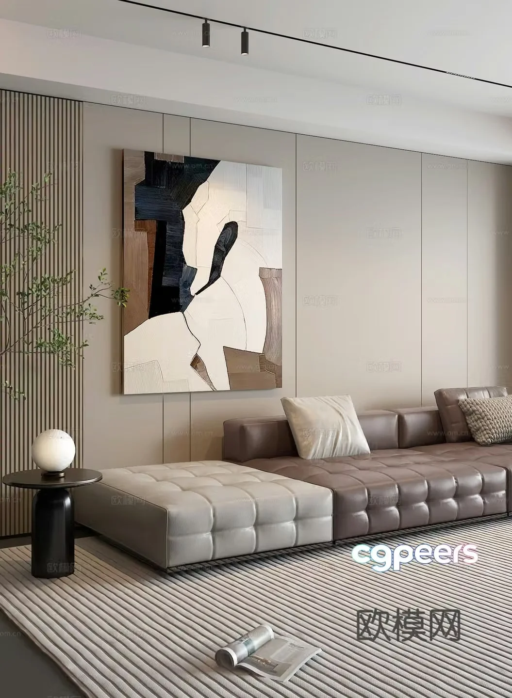 Decorative painting Sofa decoration painting 3d model