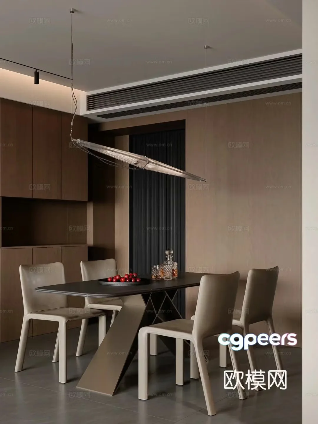 Italian restaurant 3d model