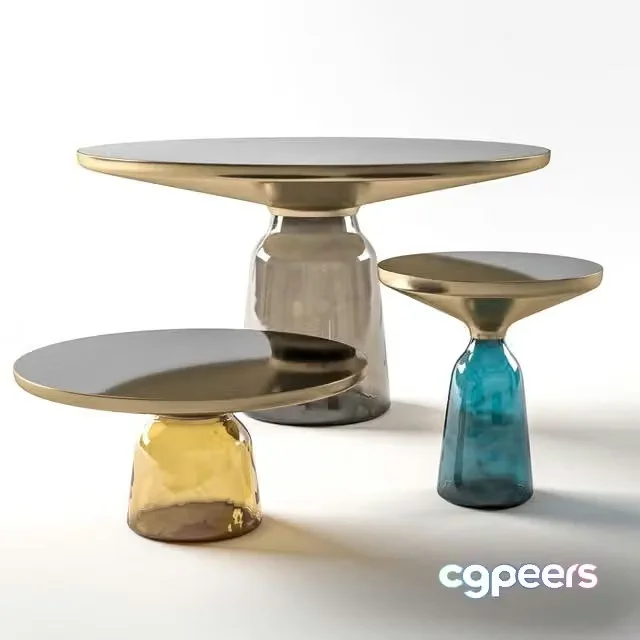3ds Max Free – Classicon bell, table