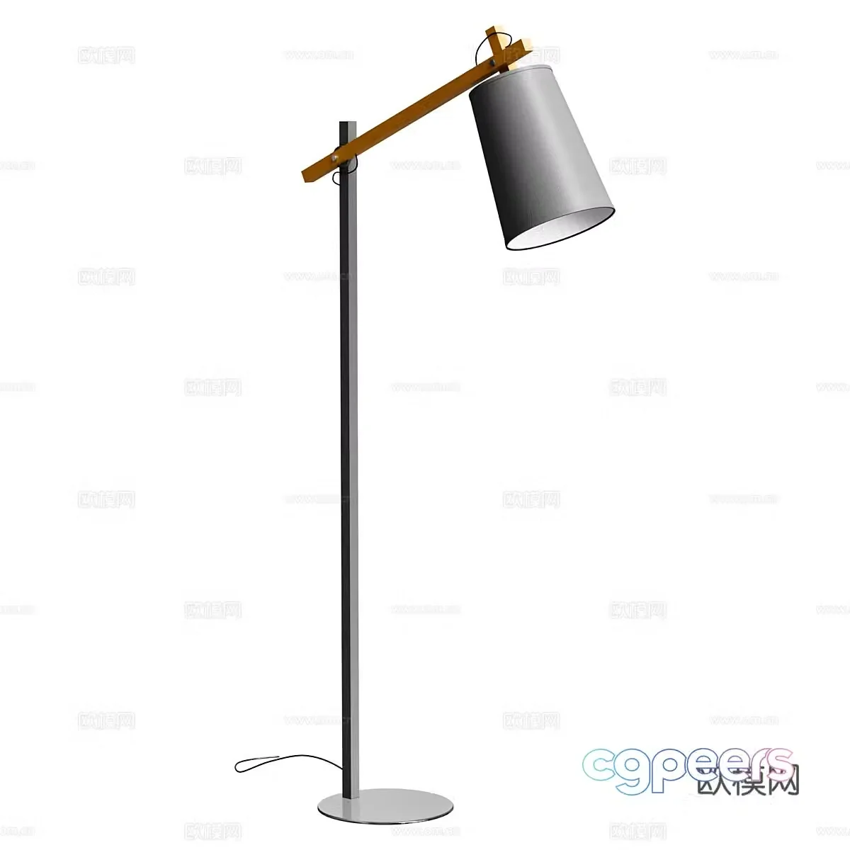 Modern Nordic floor lamp 3d model