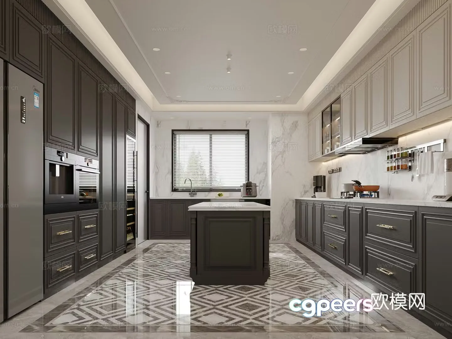 French kitchen 3d model