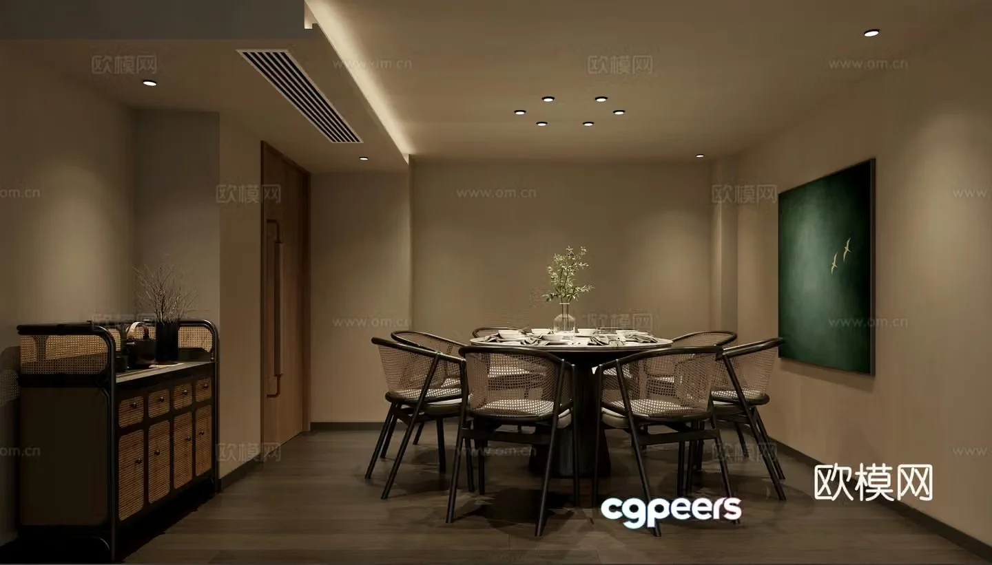 Private room 3D model