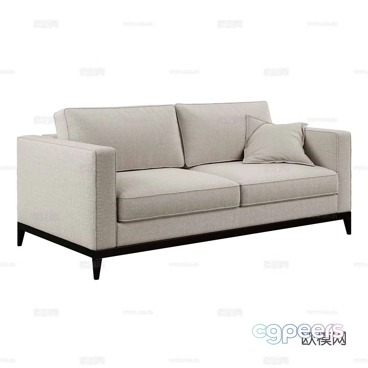 Modern love sofa 3d model