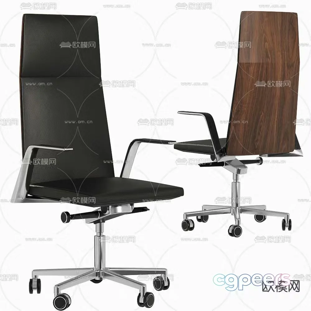 Leptos office chair executive chair 3d model