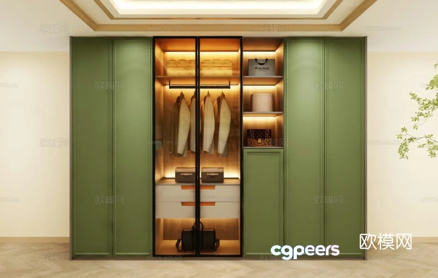 Wardrobe wardrobe wardrobe renderings wardrobe design wardrobe furniture 3d model
