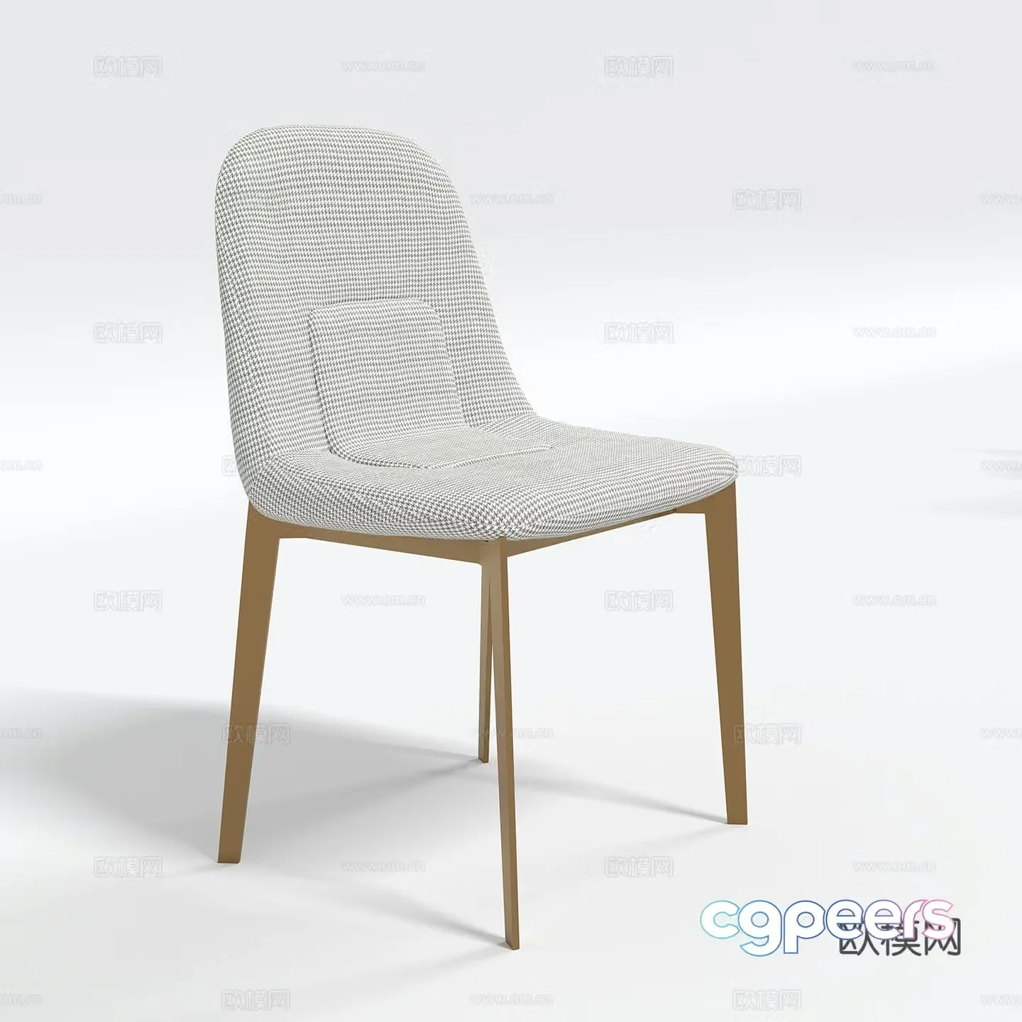 Modern dining chair 3d model