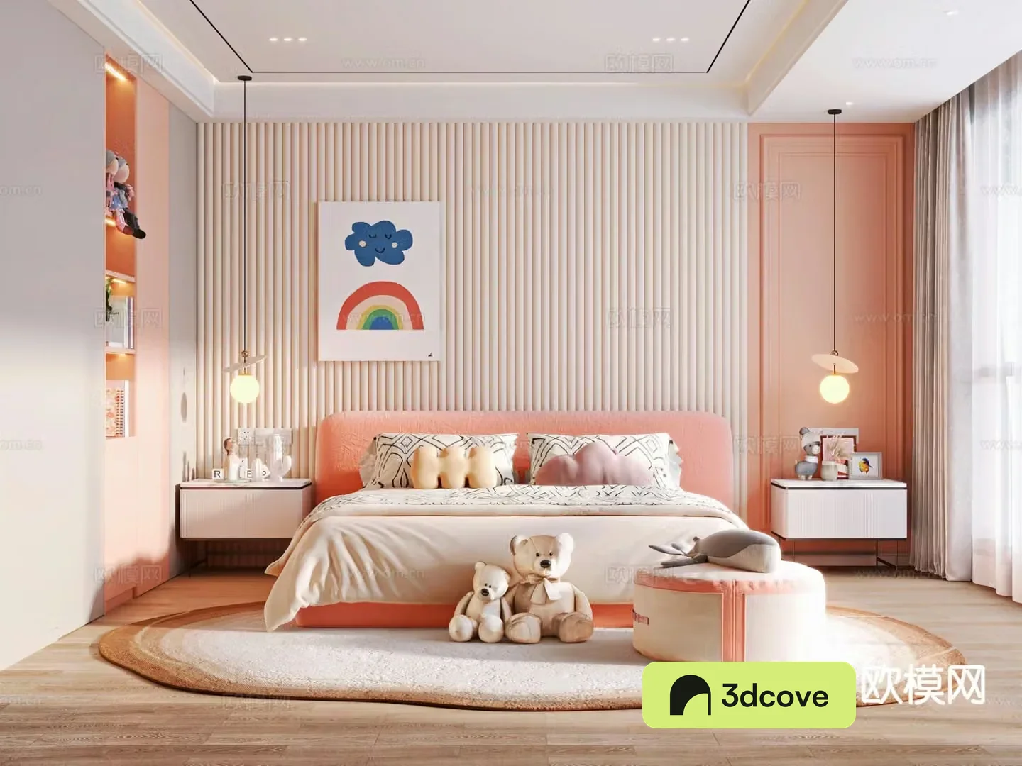 Cream style children’s room girl’s room