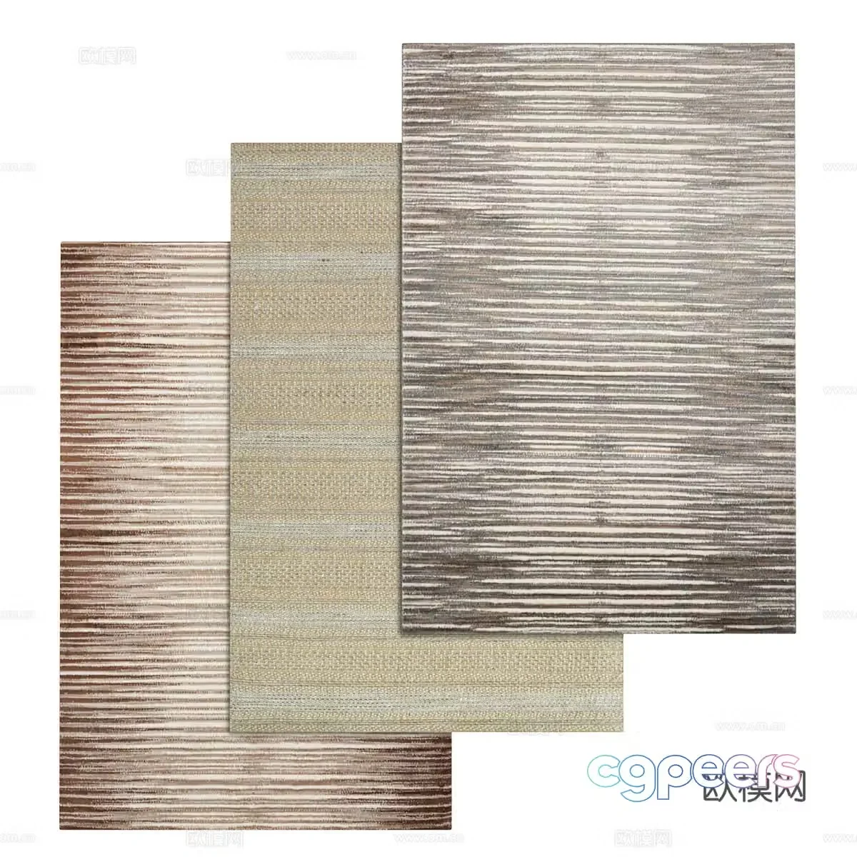 Square carpet 3d model