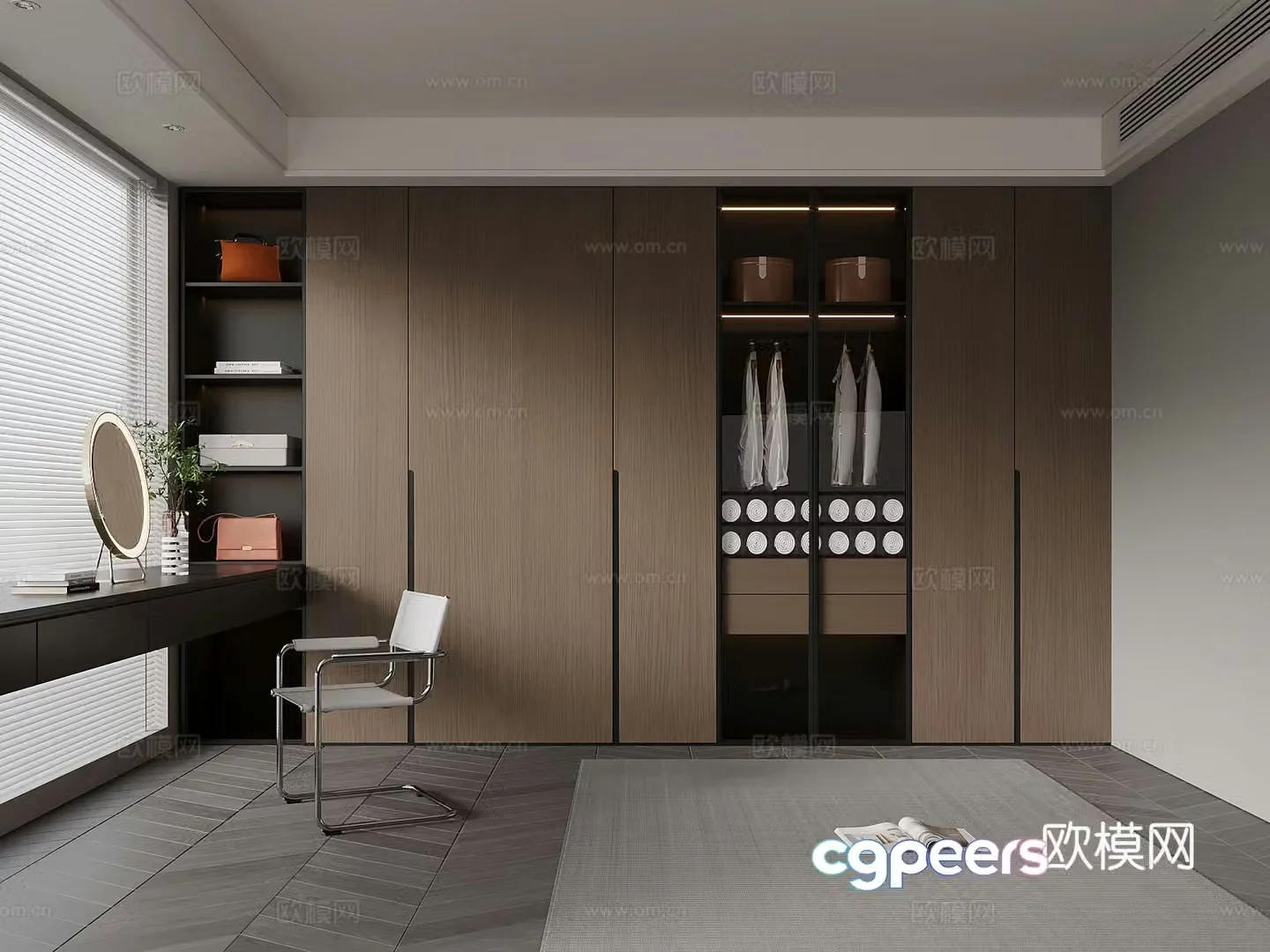 Italian cloakroom 3D model