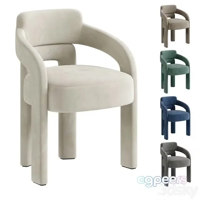 3ds Max Free – Avella Dining Chair.Nord