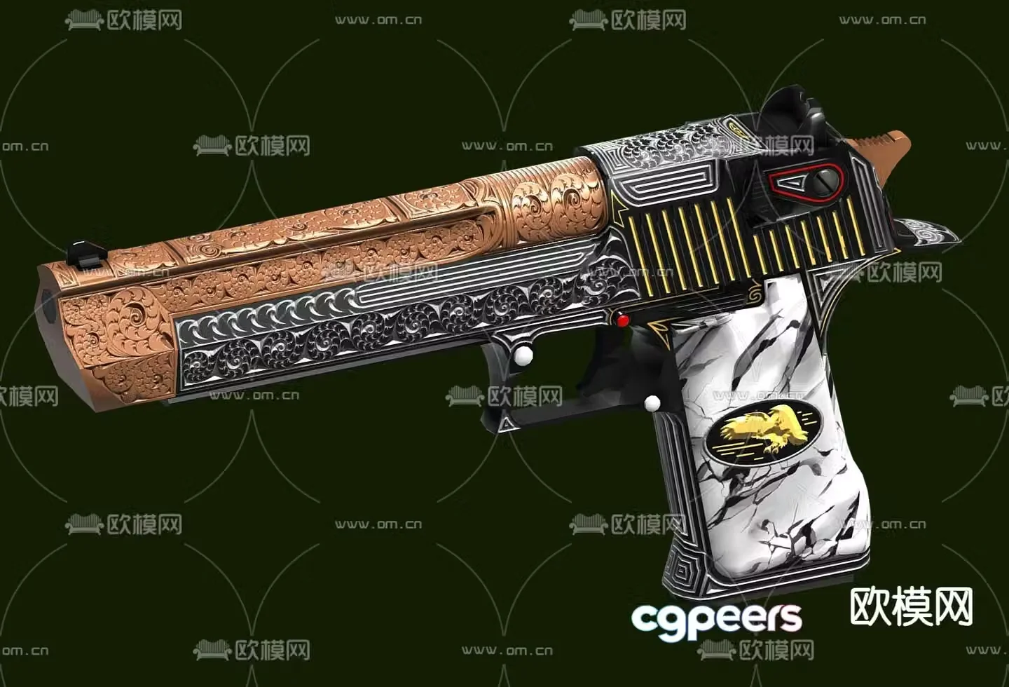 Cool toys toy pistols children’s toys 3d model