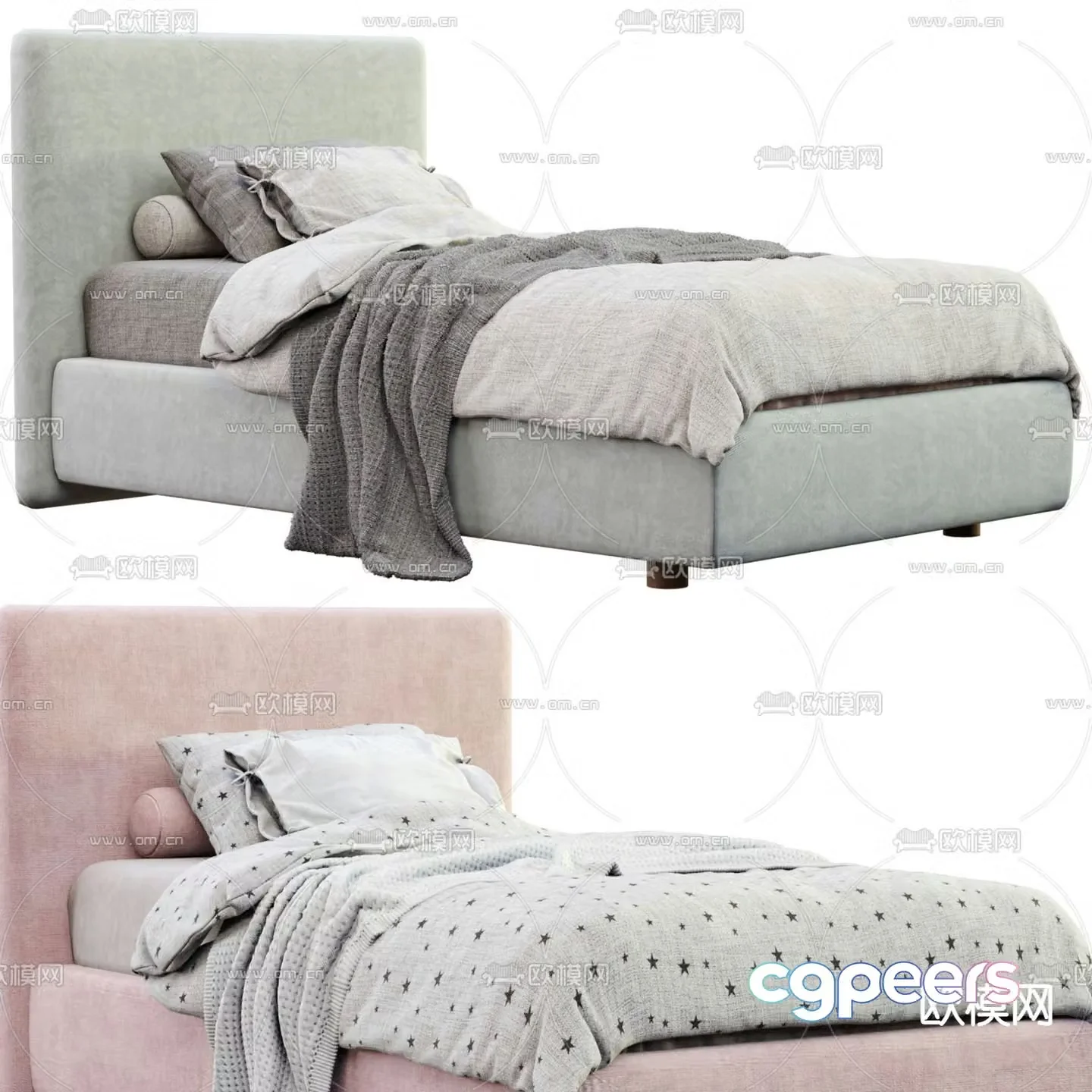 Modern children’s bed child’s bed 3d model
