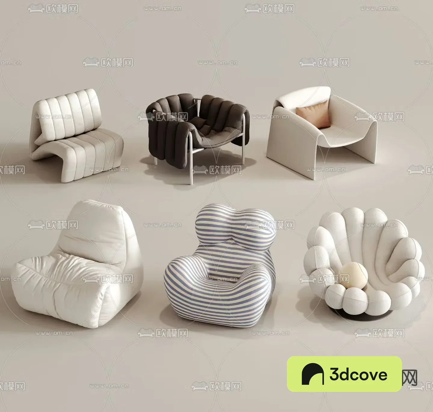Beanbag sofa fabric single sofa leisure chair