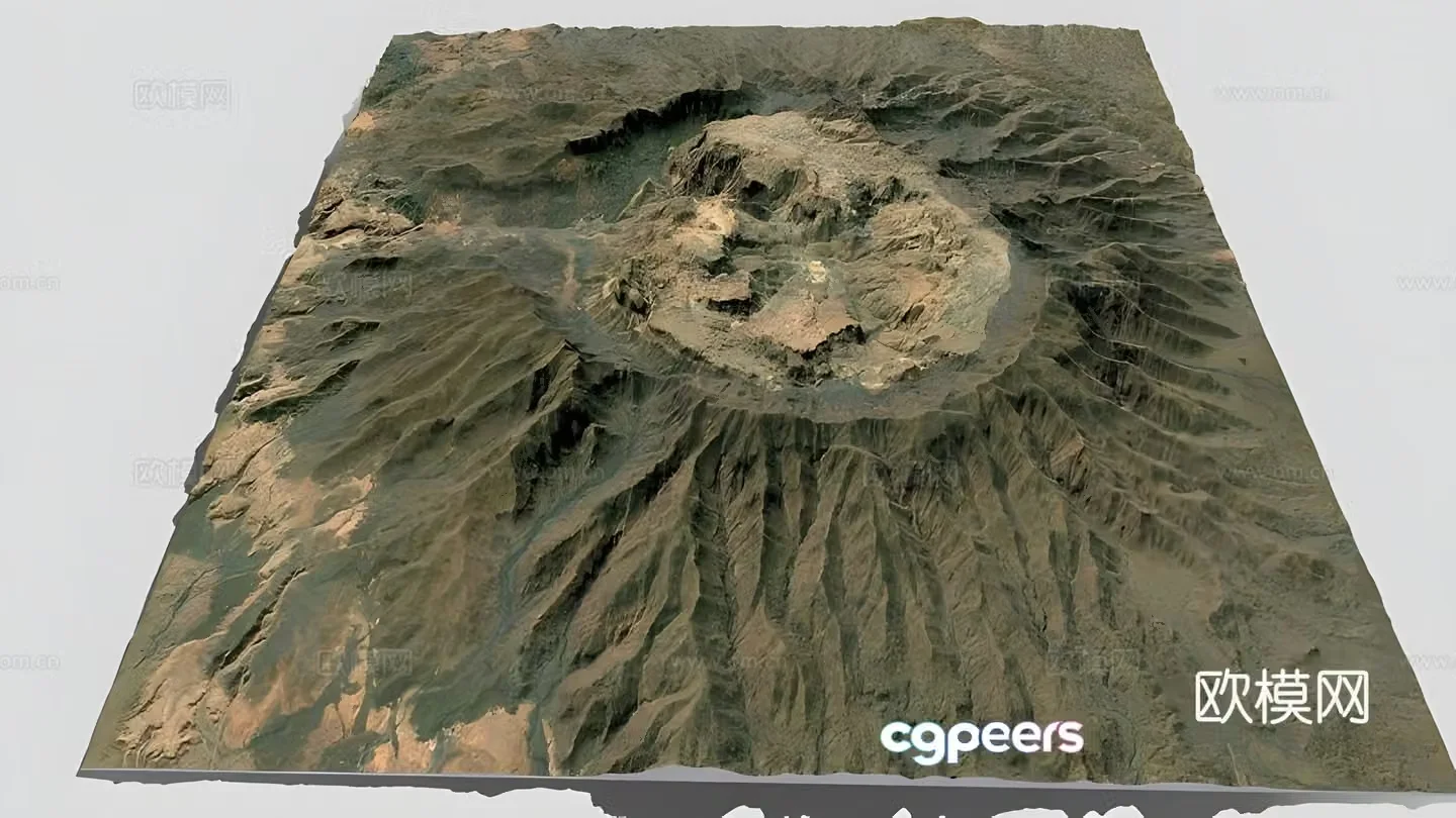 Mountain landscape 3d model