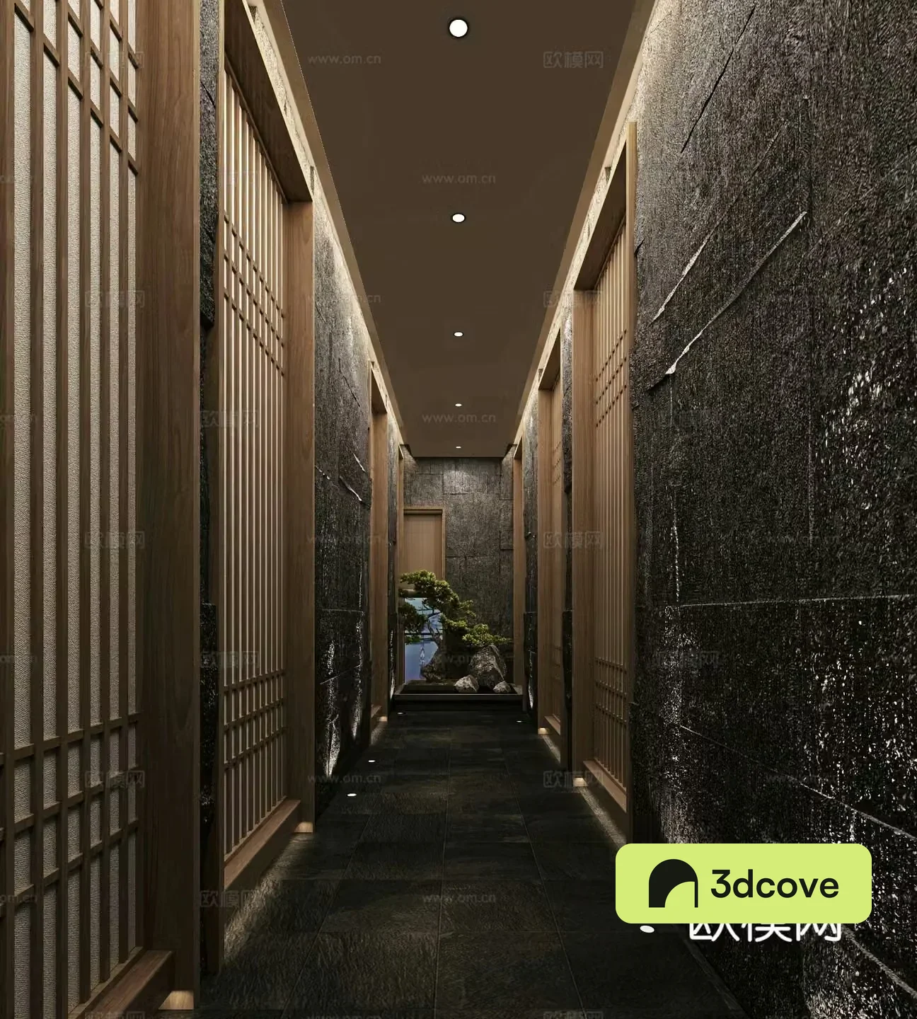 Special Japanese and Korean restaurant aisle dining aisle