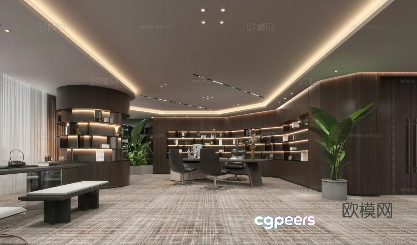The 3D model of the Chairman of the General Manager’s Office