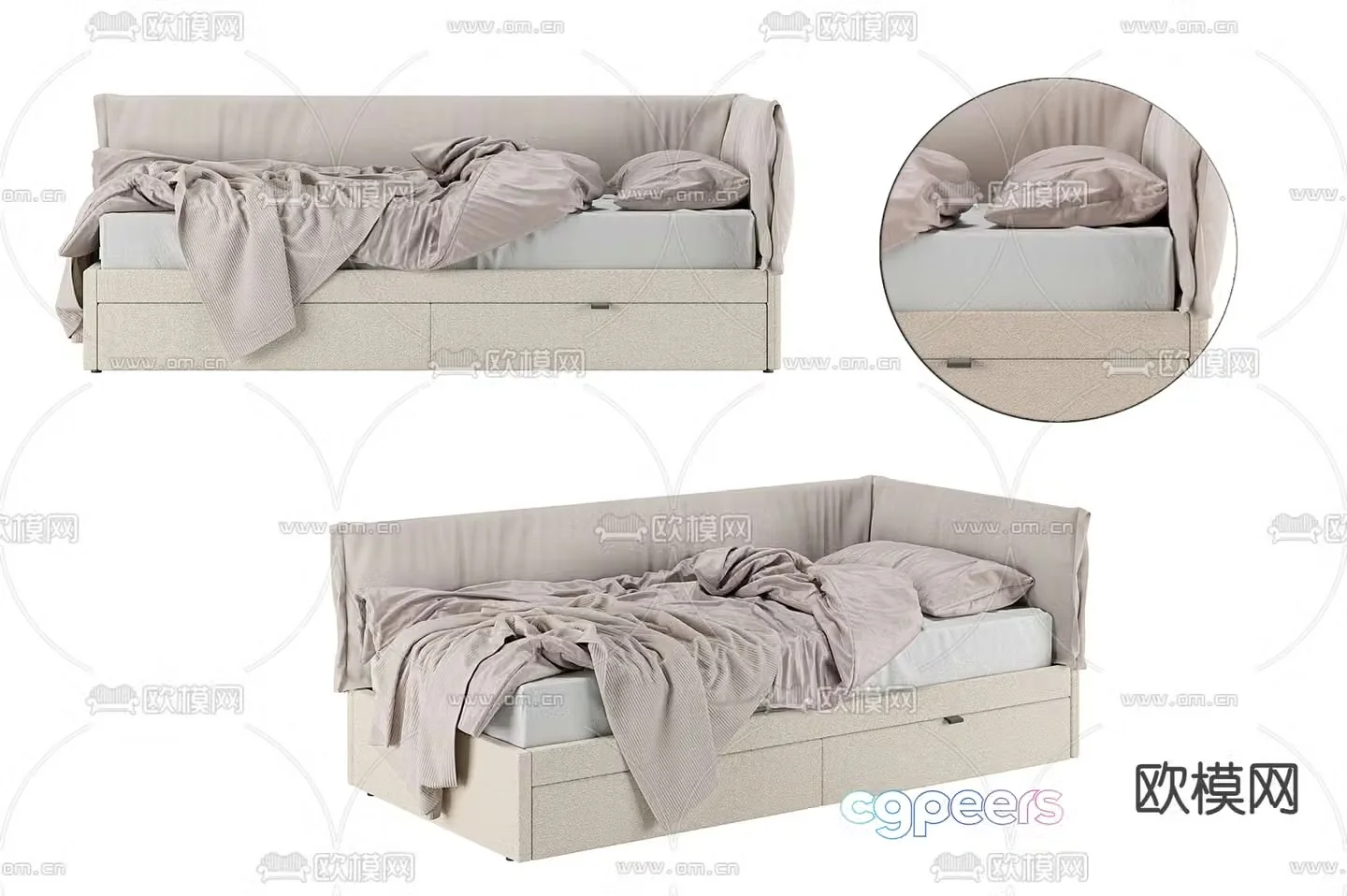 Children’s bed 3d model