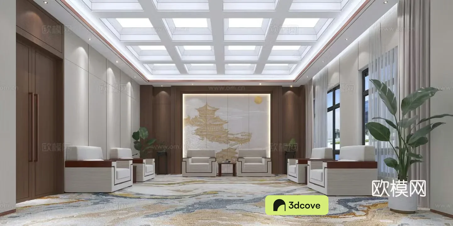Modern reception room