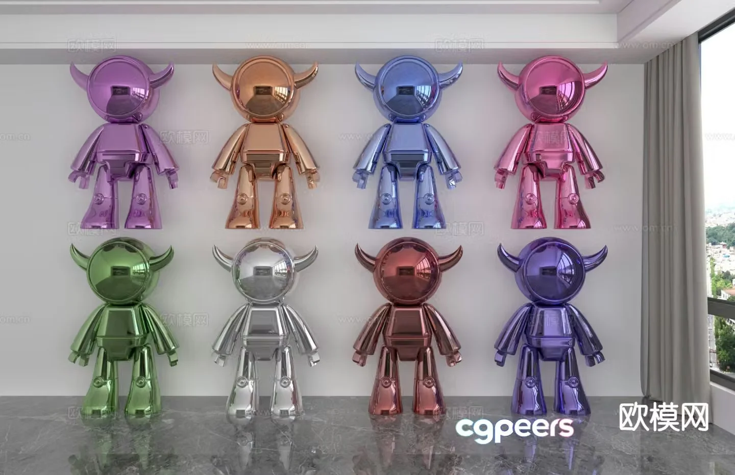 Aerospace Niu Chao Toys Dolls Doll Ornaments 3D Model