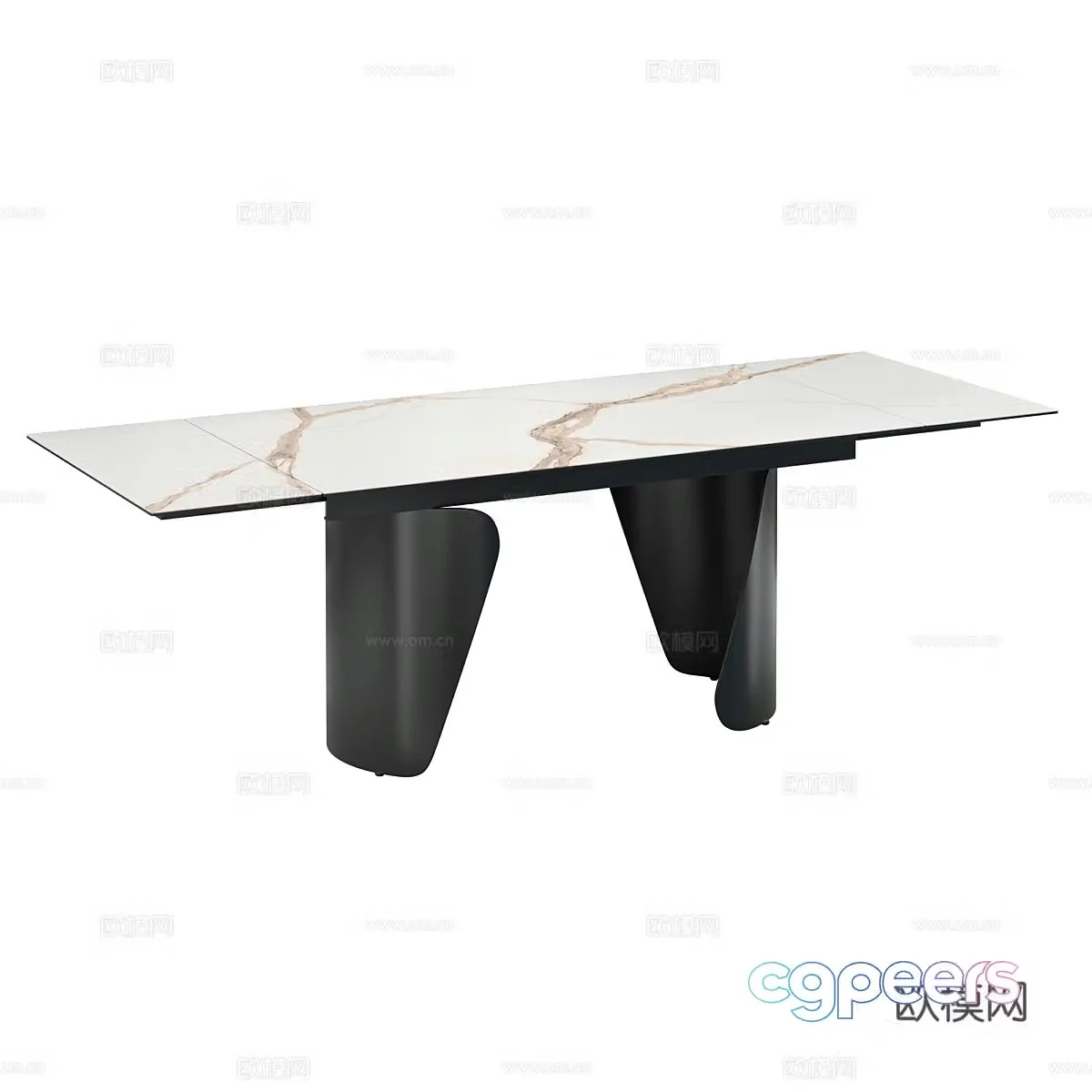 Modern simple dining table Dining table Simple dining table Table Simple dining table Table Simple table 3D model
