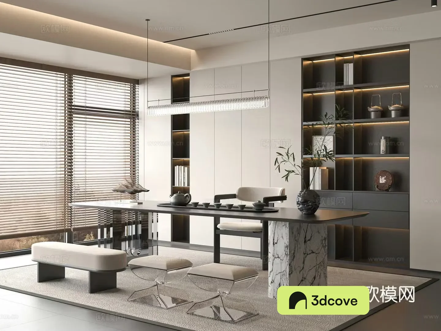 Modern tea room