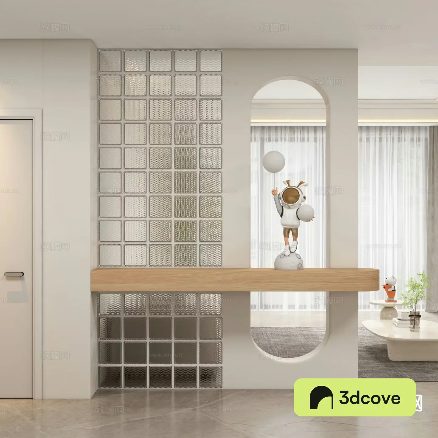 Cream style entrance hall