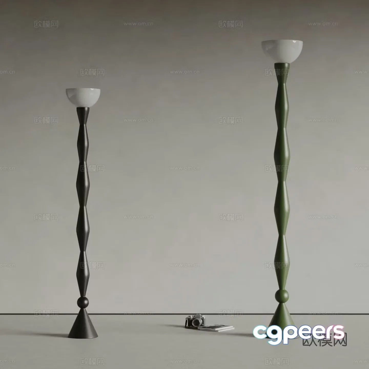 Rif creative floor lamp 3d model